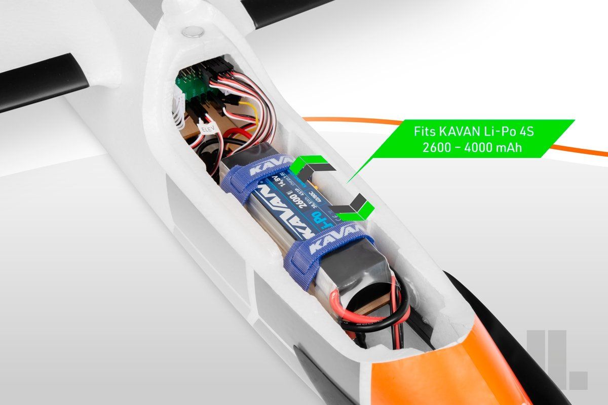 Modellismo RC: KAVAN Pulse 2200 V2 ARF - orange – Nuovo e nell'imballaggio originale da Balsthal venduto da Jetline 3