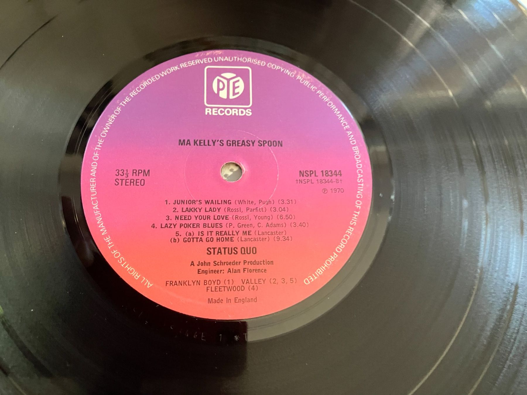 Schallplatten: Status Quo – Gebraucht aus Aarwangen von Jukebox3 5