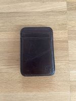 Kartenhalter Kunstleder mit Carbon-Clip