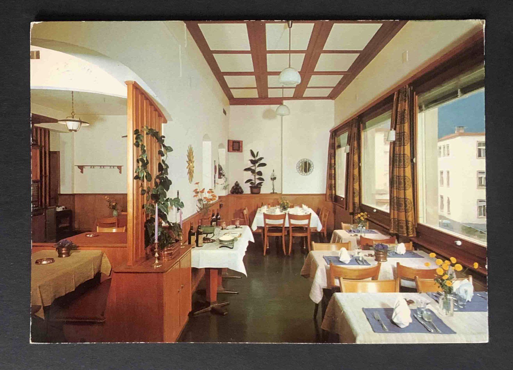 Cartes postales: AK Davos Platz Speiserestaurant Central – D'occasion à Goldau par artelier1