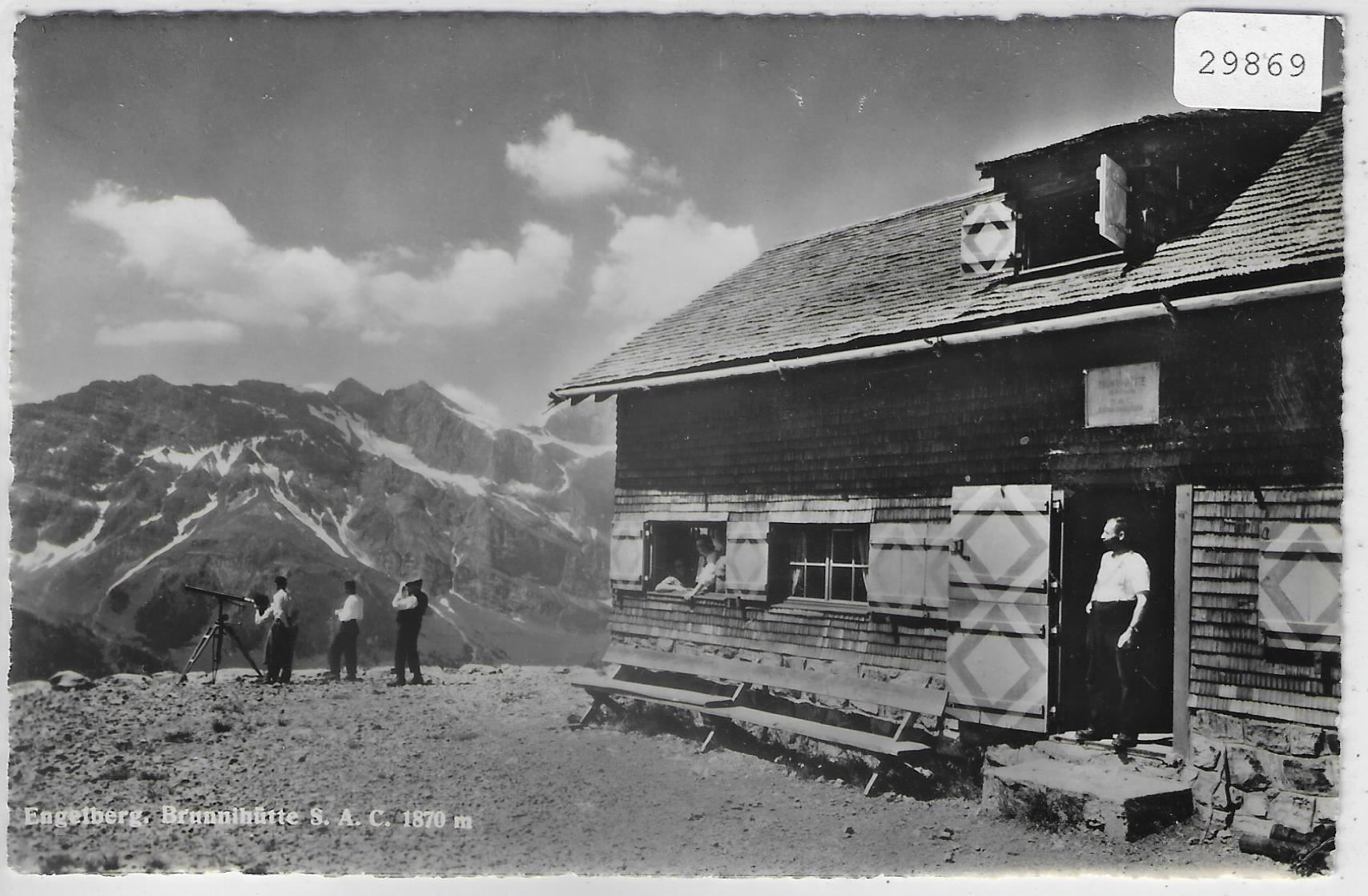 Cartoline postali: Engelberg - Brunnihütte S.A.C. – Usato da Ettingen venduto da Kartenplanet