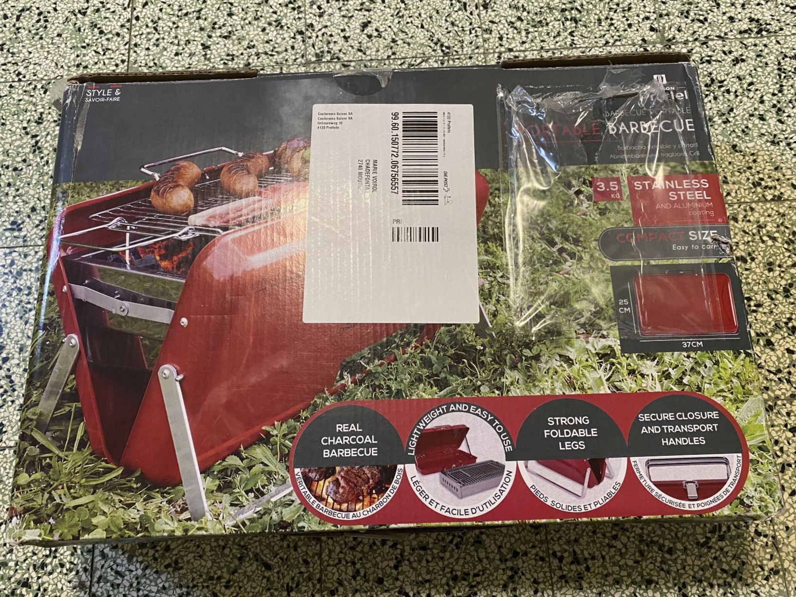 Griglie: Barbecue portable - NEUF - Maison Pradel – Nuovo e nell'imballaggio originale da Tavannes venduto da Jupaps 1