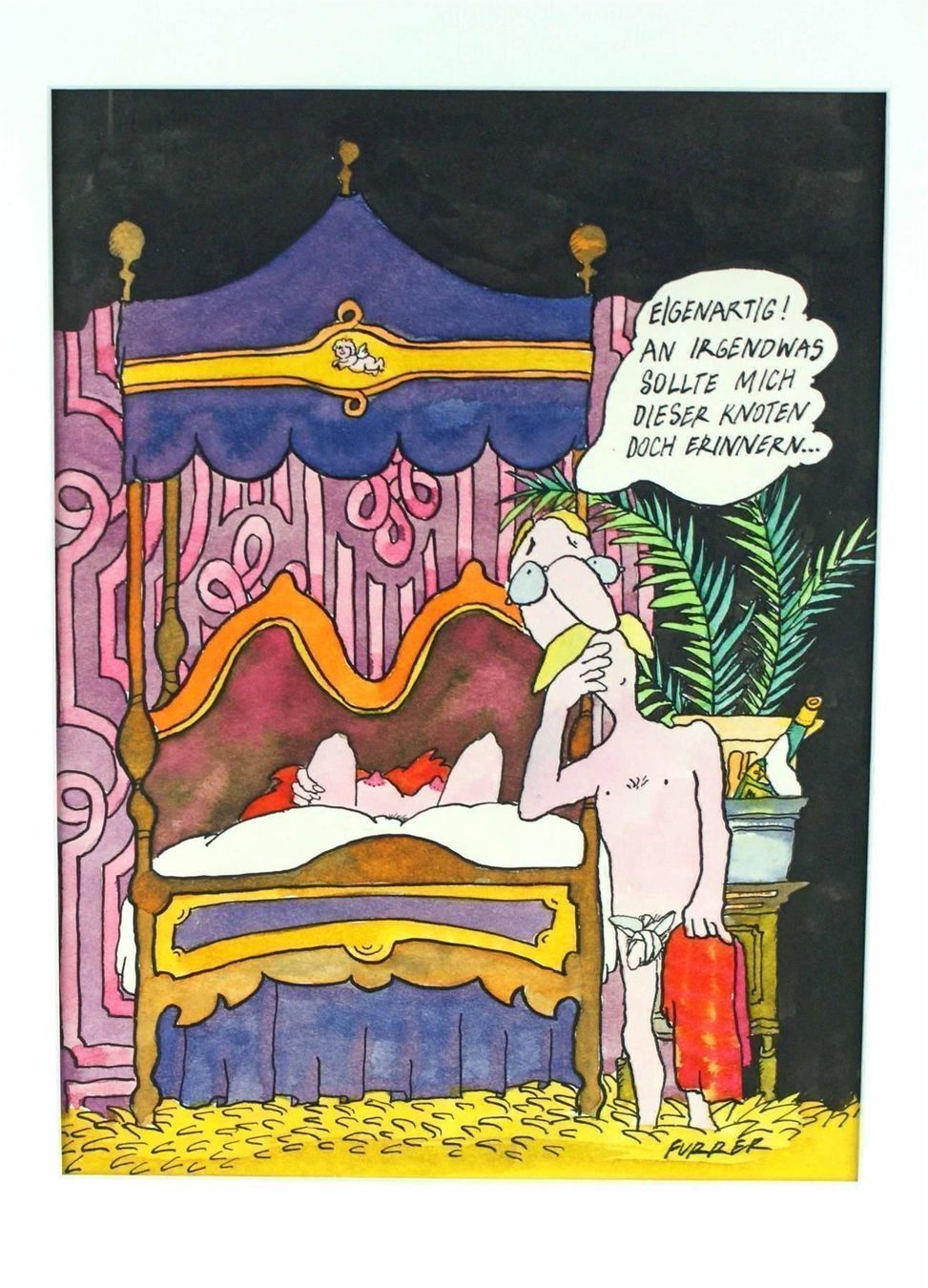 Gemälde: Jürg Furrer, Original Aquarell – Gebraucht aus Reinach BL von Frogndog