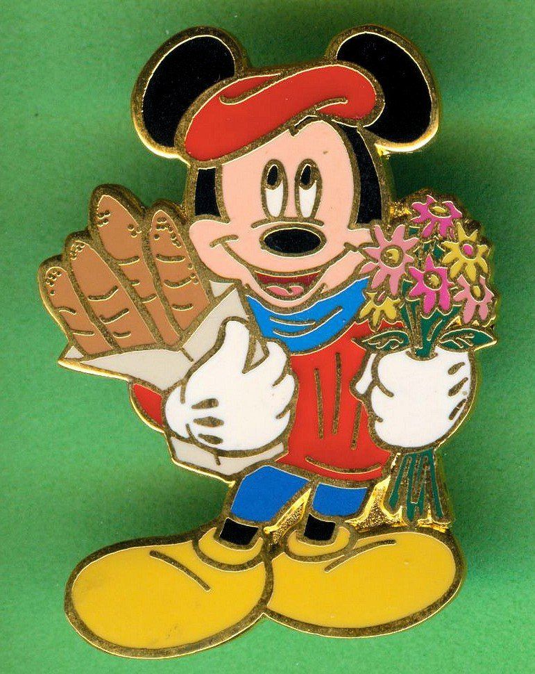 Disney Placchette & Badge: Disney   MICKEY  der Franzose  – Usato da Winterthur venduto da Sammleroase