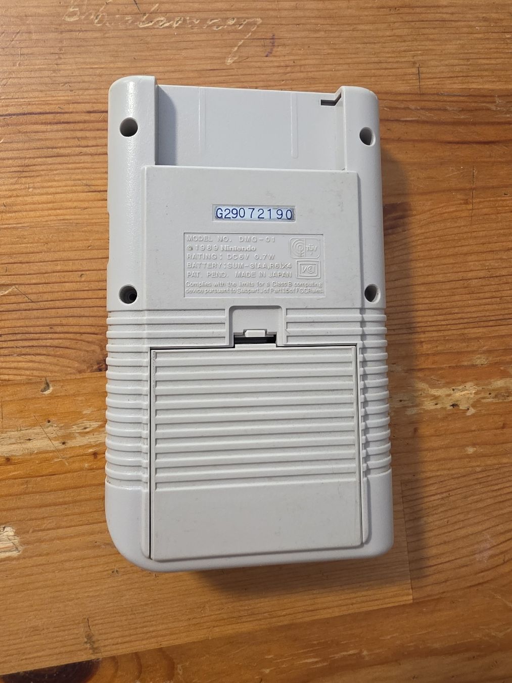 Nintendo Konsolen: Nintendo Game Boy DMG-01 mit Displaystreifen – Gebraucht aus Tafers von whereyogamesat 1