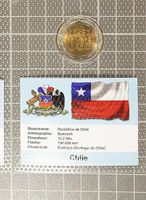 500 Pesos Chile 2000 Bimetall Blister Beschrieb - neu