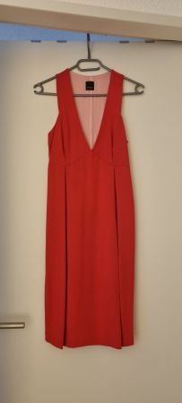 PINKO Knee-lenght dress coral