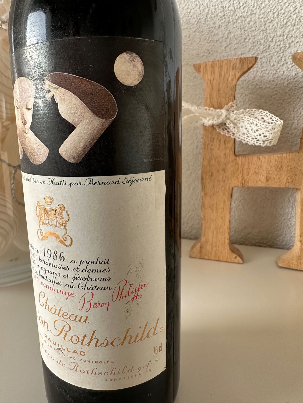 Mouton Rothschild Vino: Château Mouton Rothschild 1986 – Nuovo (secondo la descrizione) da Yens venduto da Rilou80 3