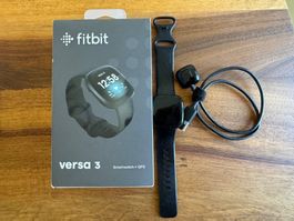 Fitbit Versa 3, schwarz