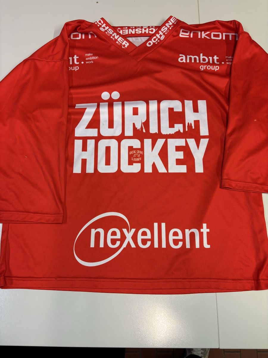 Zsc Lions Canottiere & Pantaloni: ZSC Hockeyshirt – Usato da Zürich venduto da Stoepsel78