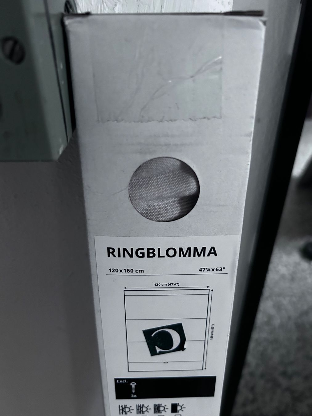 Ikea Tende: Stoffrollo ringblomma beige NEU – Nuovo e nell'imballaggio originale da Wettingen venduto da Annarosa65 3