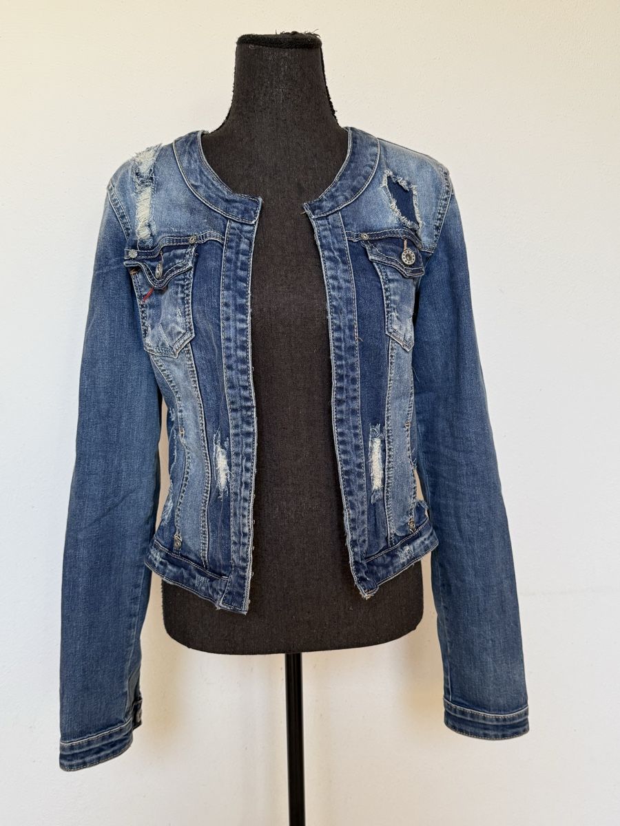 Giacche: Leicht elastische Jeansjacke – Nuovo (secondo la descrizione) da Sigriswil venduto da ck56