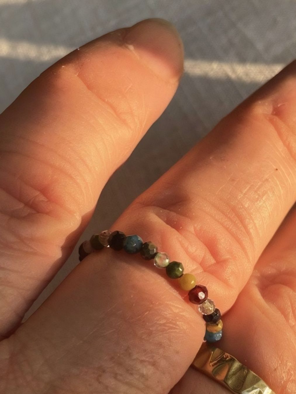 Anelli: Funkelring Edelstein-Mix, Ringgrösse 53-58 – Nuovo e nell'imballaggio originale da Aarau venduto da Schmuckhoehle_MD 4