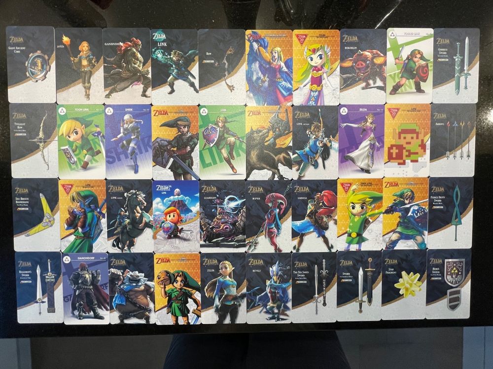 Zelda Amiibo NFC cards 40 Stück (Neu (gemäss Beschreibung)) in ...