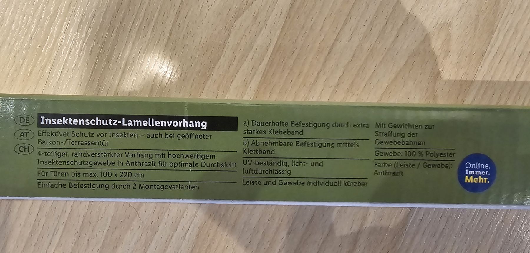 Vorhänge: Insektenschutz-Lamellenvorhang – Neu und originalverpackt aus Fehraltorf von Sumin 4