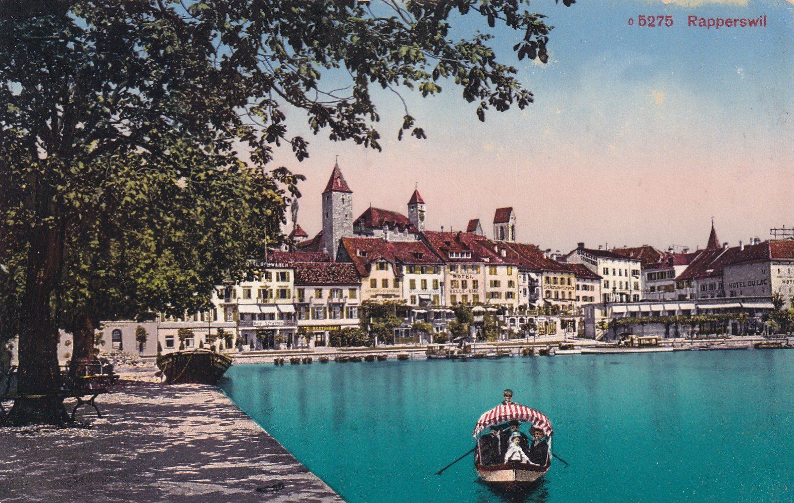 Ansichtskarten: Rapperswil N° 5275  1914 – Gebraucht aus Cormoret von Pascalll2001