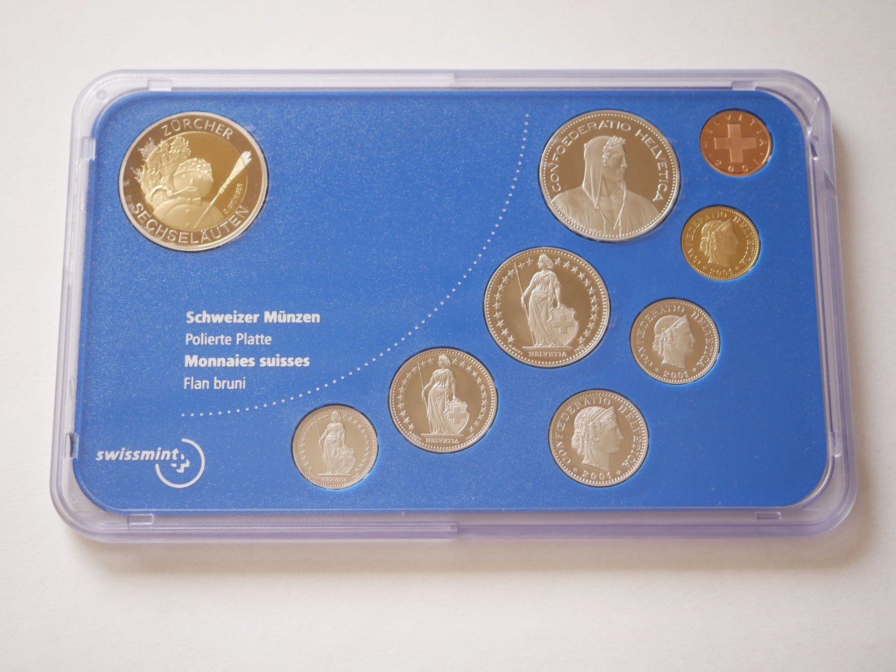 Alle Münzen: Münzsatz 2001 Sechseläuten PP ***TOP*** – Neu und originalverpackt aus Kreuzlingen von Samson01 1