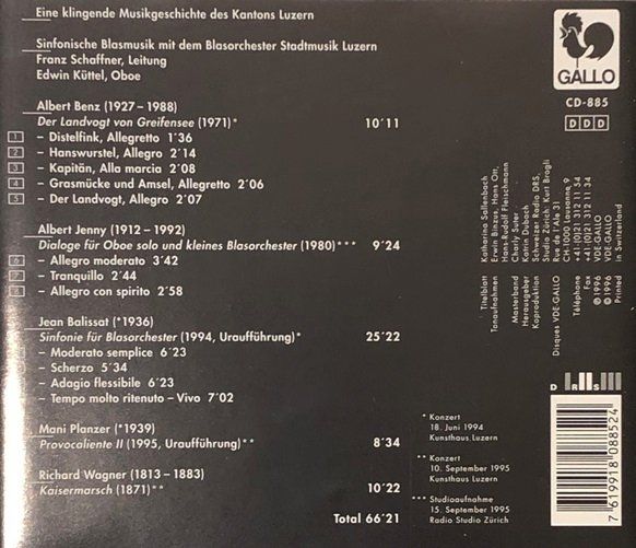 CD: Musik in Luzern – Usato da Grüningen venduto da azulblanco 1