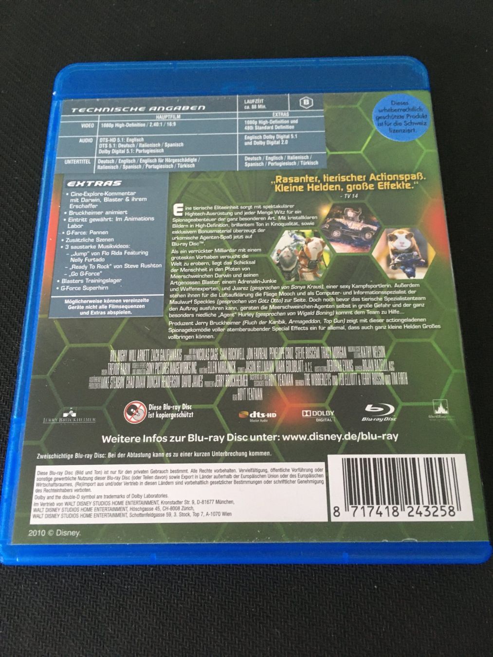 Tutti i DVDs: G-Force - Agenten mit Biss - Blu-ray – Usato da St.Gallen venduto da MedienJoe 1