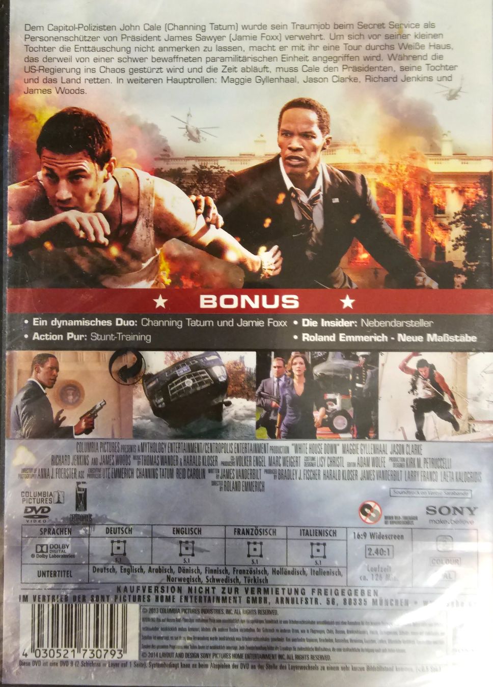 Alle DVDs: White House Down – Neu und originalverpackt aus Wahlen b. Laufen von Cg10 1