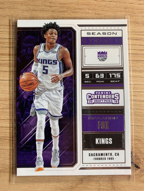 NBA De’Aaron Fox Season Ticket Kaufen auf Ricardo