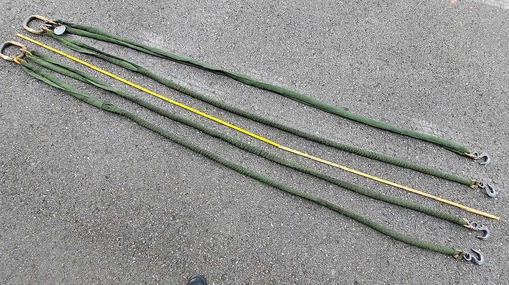 Mehrzweckzüge: 2 Stk. Kettengehänge Bandstrappen – Gebraucht aus Tagelswangen von her_vhc2