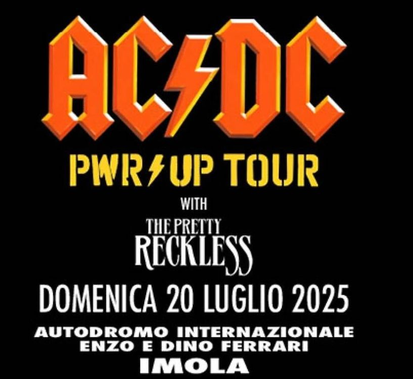 2 Tickets/ Preis für beide! ACDC AC/DC 20.07 Autodromo Imola (Nuovo e ...