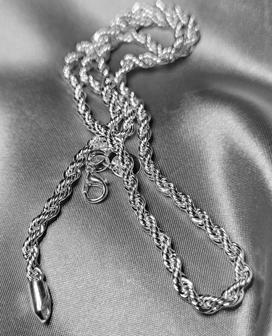Colliers: Schöne Kette, 925 versilbert, 55 cm, 2 mm Breite – Neuf (Voir description) à Grenchen par maretop 2
