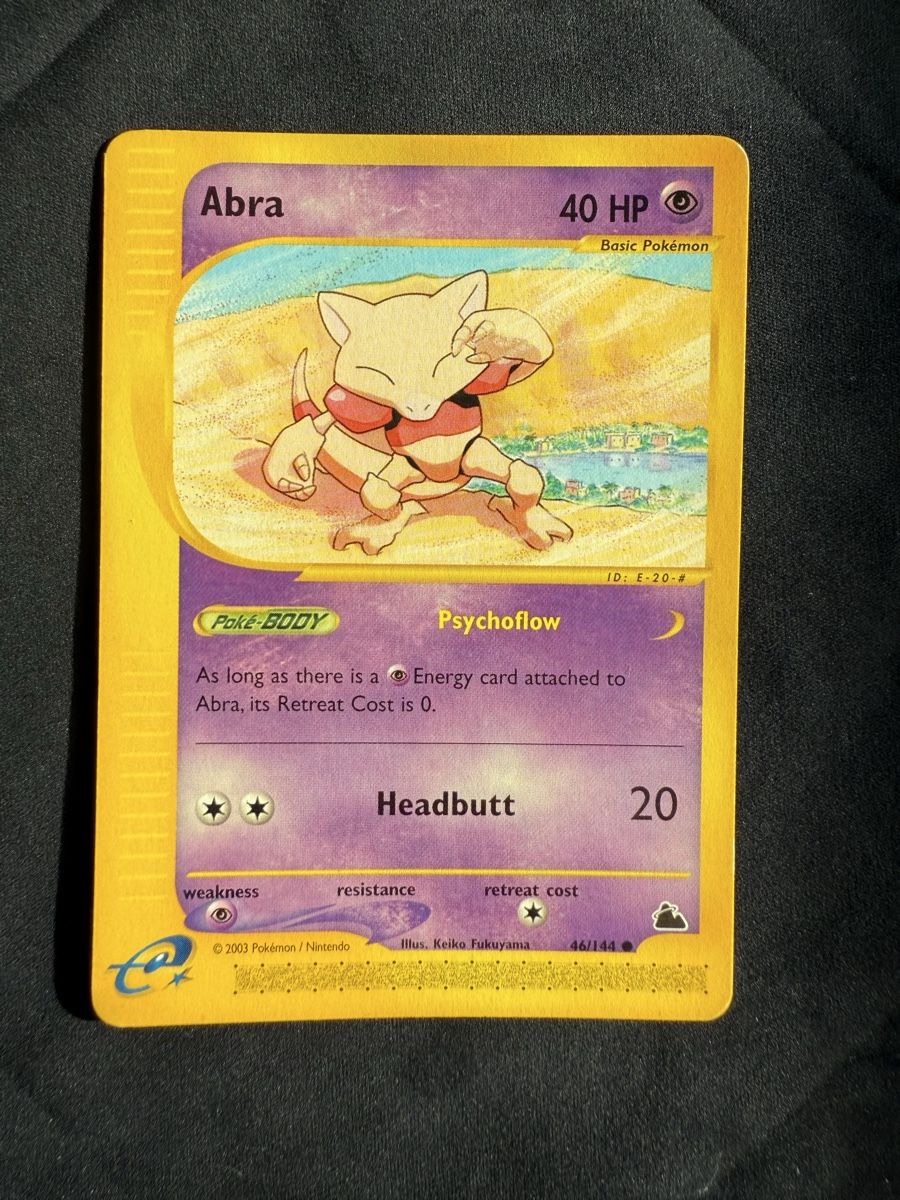 Pokémon Sammelbilder & Trading cards: Abra Pokémon Skyridge - 46/144 – Neu (gemäss Beschreibung) aus Winterthur von SiddyPokemon