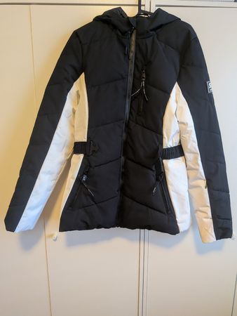 Jack Wills Ski Padded Jacket Black&White, UK10(worn once)