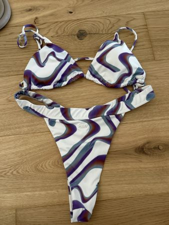 Sommer Bikini Set, gemustert, Gr. S, neuwertig!