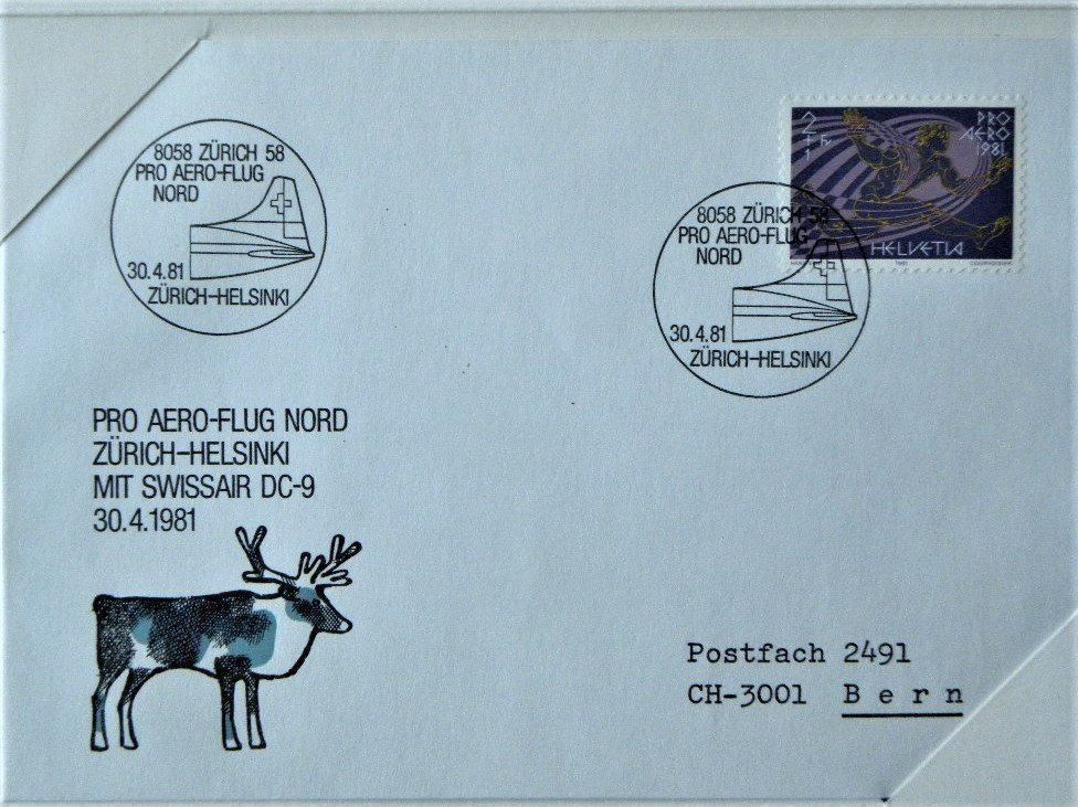 Alle Briefmarken: (133) Pro Aero Jubiläumsflug 1931 - 1981 – Gebraucht aus Schwarzhäusern von Inot3 4