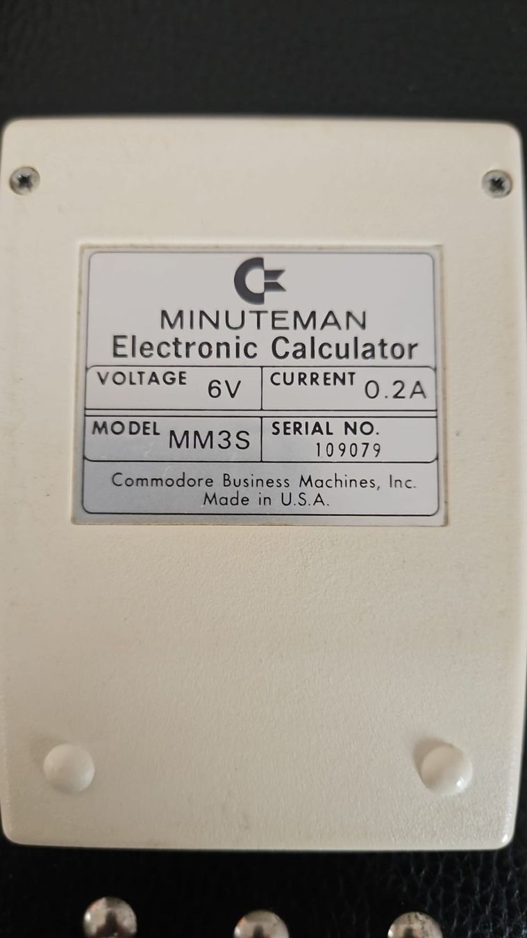 Commodore Calcolatrici tascabili: Commodore Vintage Taschenrechner mit dot Matrix LED anzeige – Difettoso da Mauren TG venduto da xkr1998 4