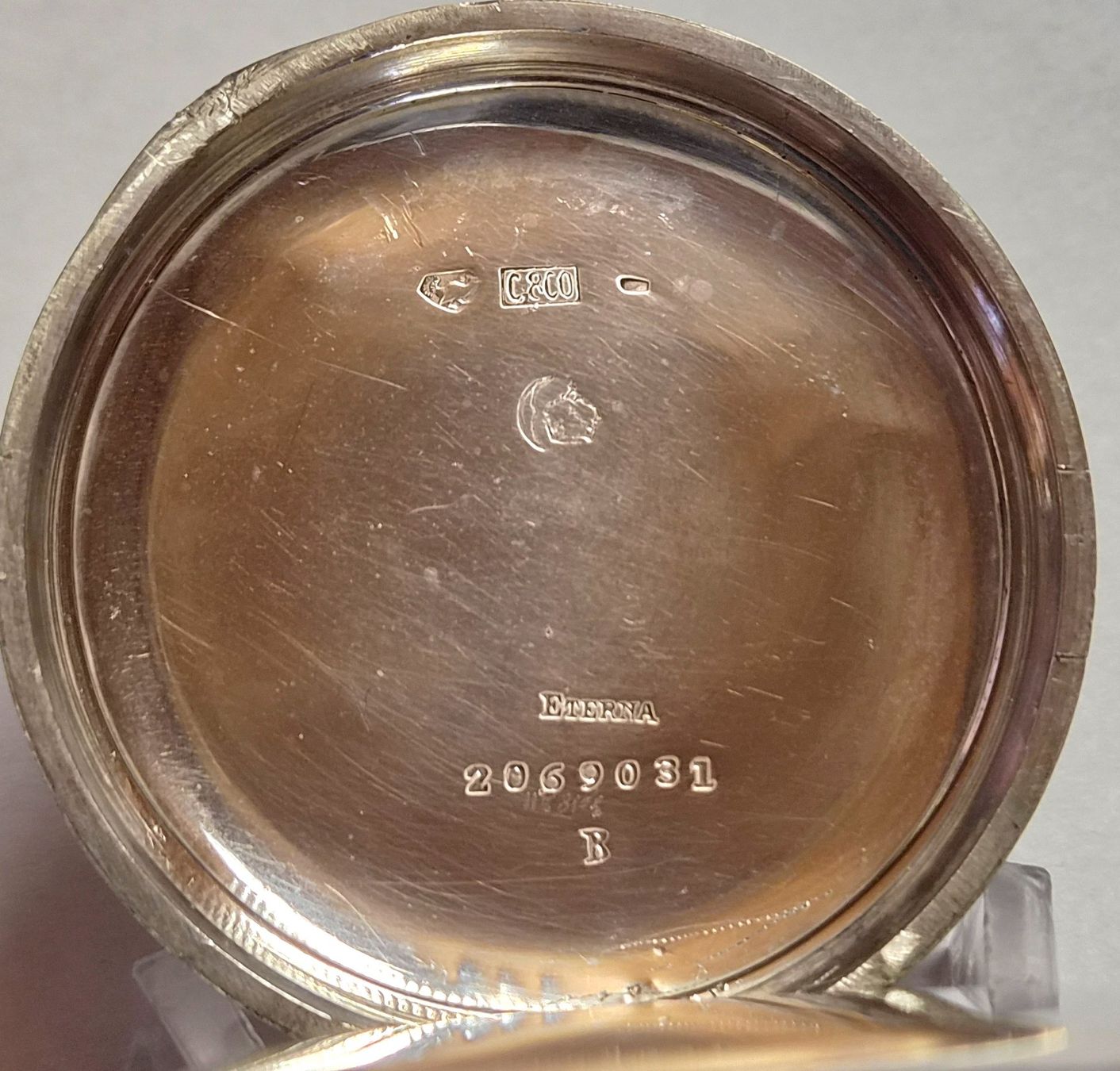 Eterna Uhren: Eterna Taschenuhr Silber 800 Vintage – Gebraucht aus Madiswil von Willys4 1