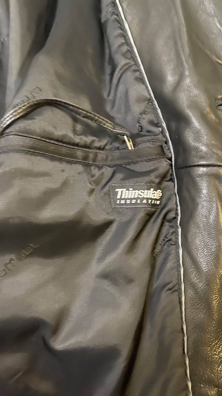 Mäntel: Schwarzer Ledermantel Offset Gr. 50 Übergangsjacke Herbst – Gebraucht aus zeihen von Racer-71 3