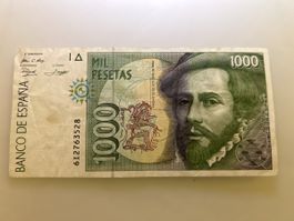 1000 pesetas Espagne 