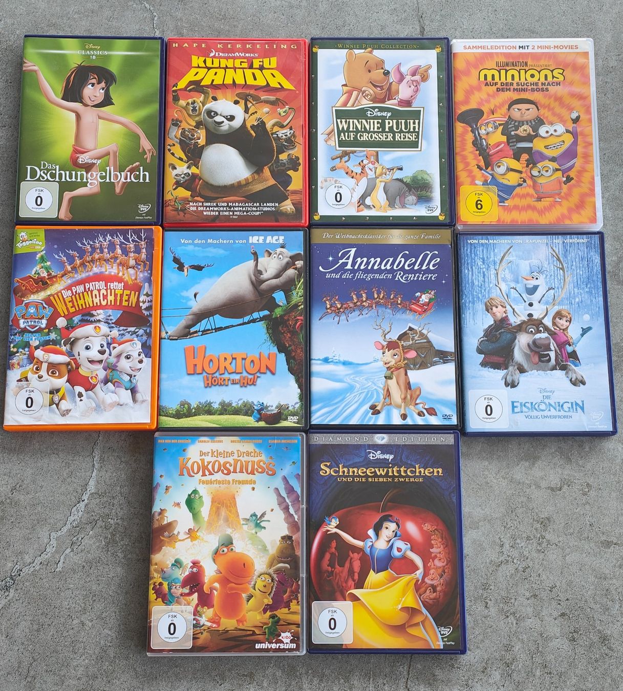 Alle DVDs: Diverse DVD (für Kinder geeignet) – Gebraucht aus Suhr von kingj01