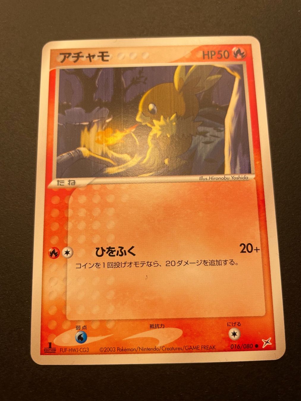 Pokémon Carte collezionabili: TORCHIC - 016/080 - MAGMA VS AQUA JAPANESE – Usato da Zürich venduto da pokemon_cards