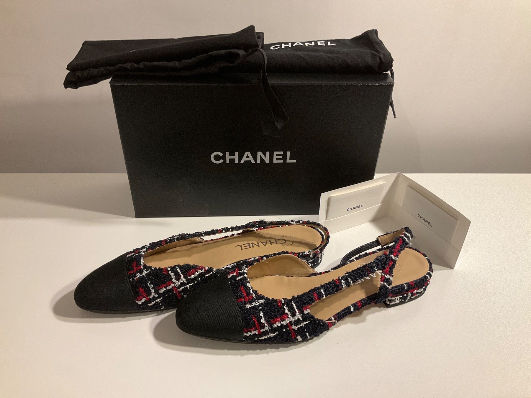 Damenschuhe: Wunderschöne Chanel Schuhe (Slingbacks), Grösse 38.5 – Gebraucht aus Basel von S024