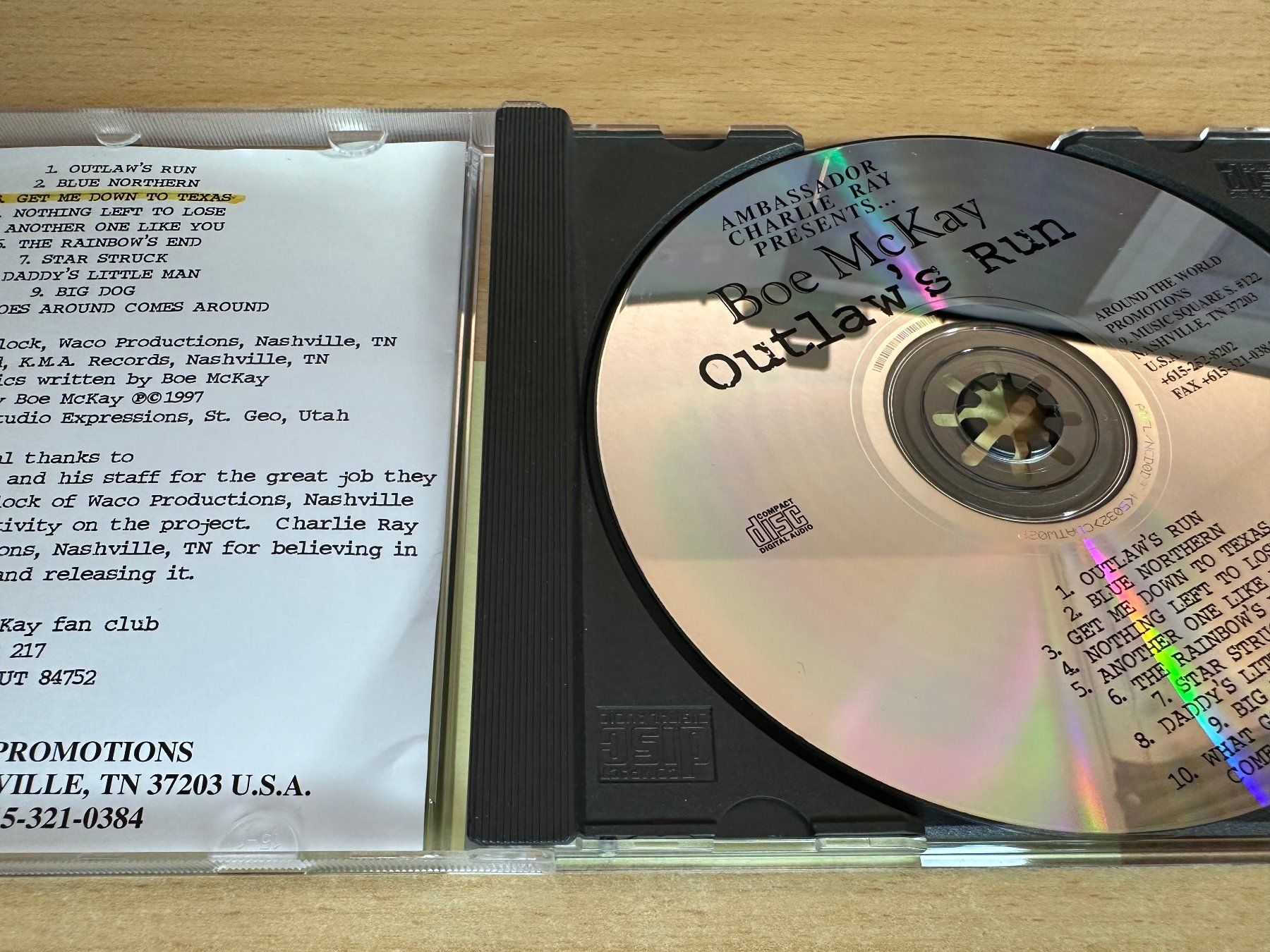 CD: Boe McKay - Outlaw's Run – Usato da Rikon im Tösstal venduto da Alpenmutz 2
