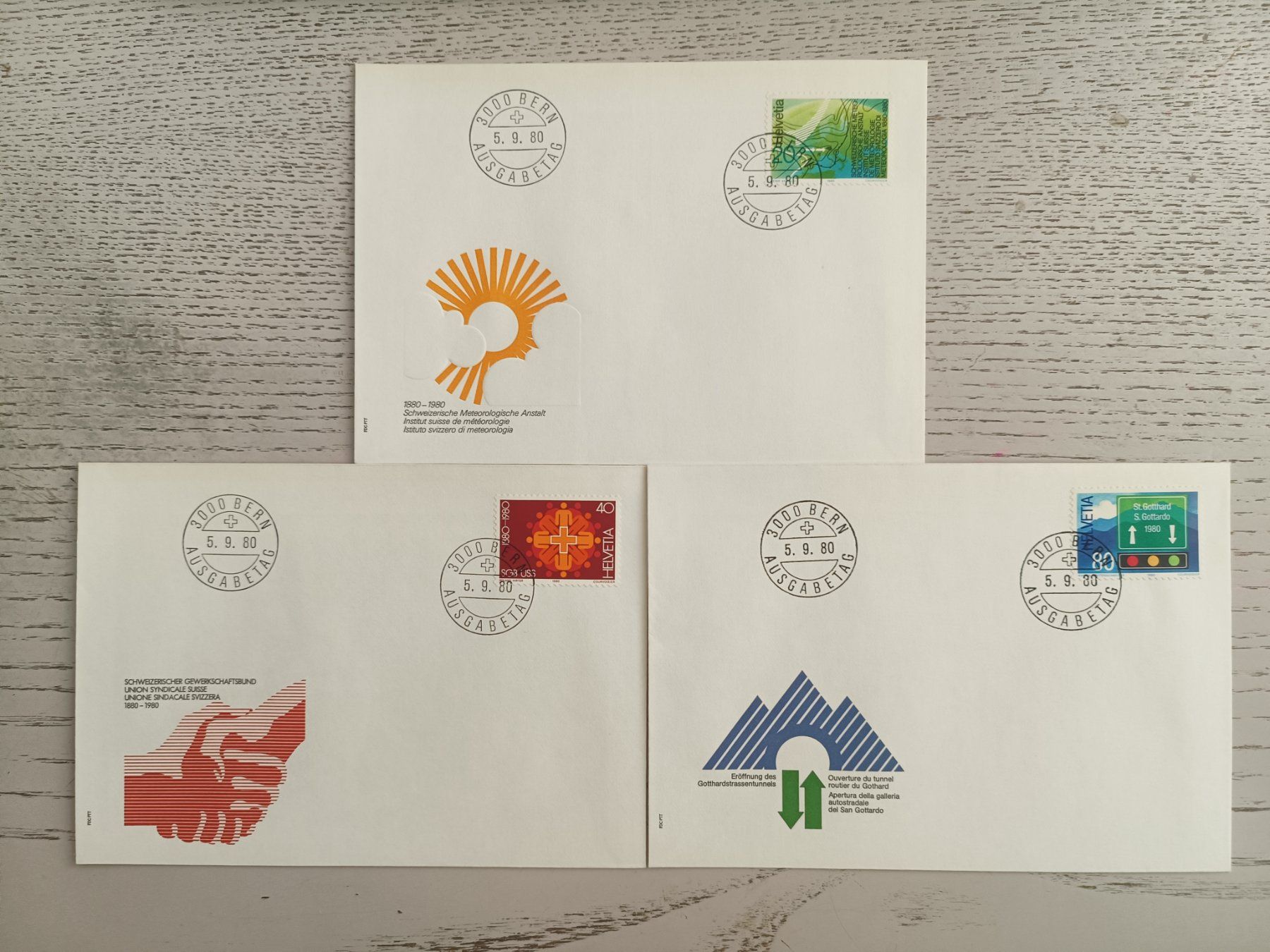 Tutti i francobolli: 1980 FDC Werbemarken Einzelwerte – Usato da Dübendorf venduto da goeggi79