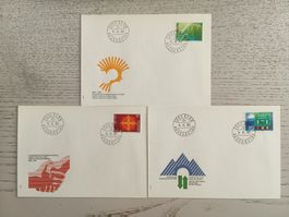 1980 FDC Werbemarken Einzelwerte