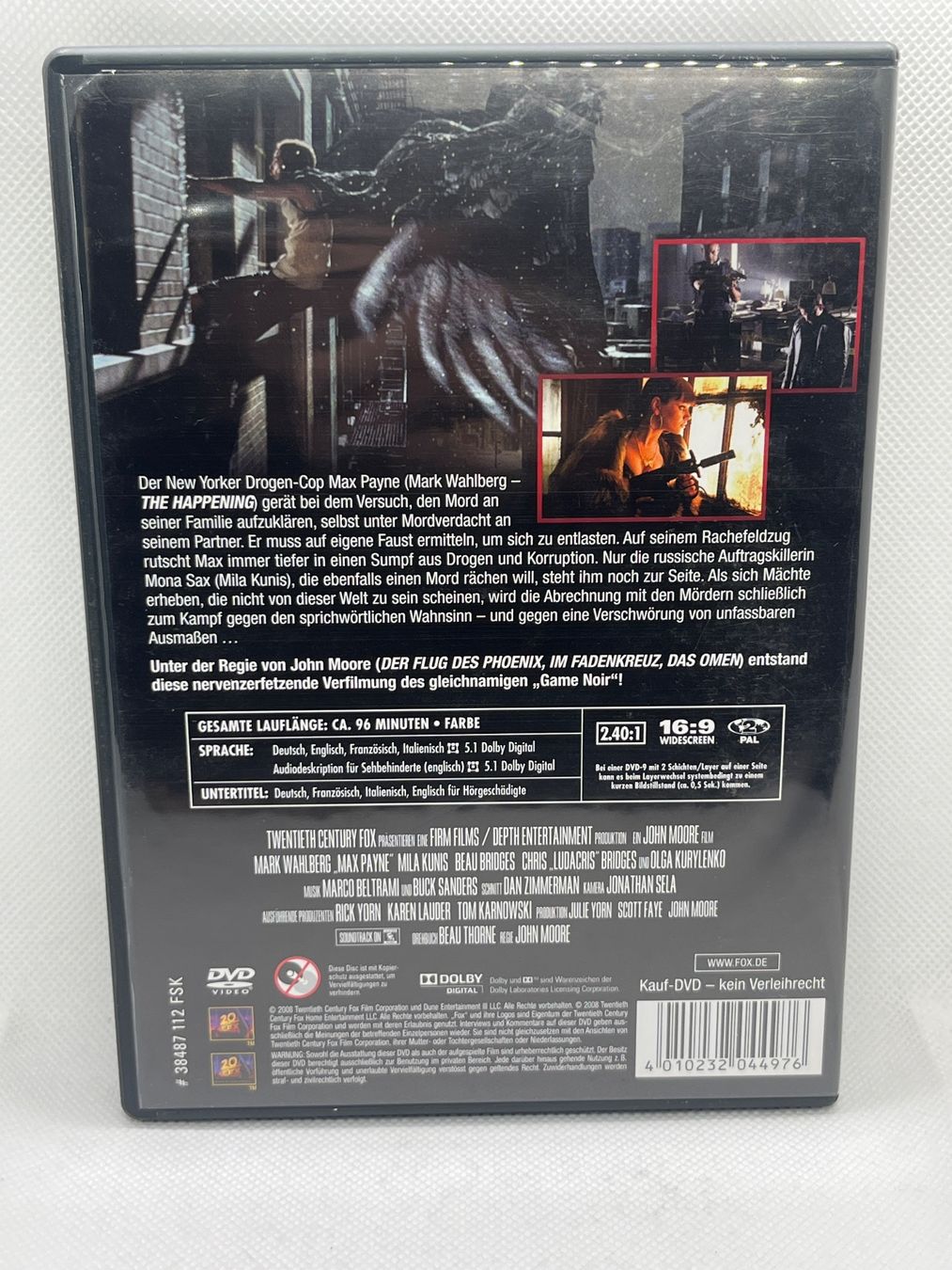 Tutti i DVDs: DVD Max Payne - Mark Wahlberg – Usato da Hinterkappelen venduto da Kim1992 1