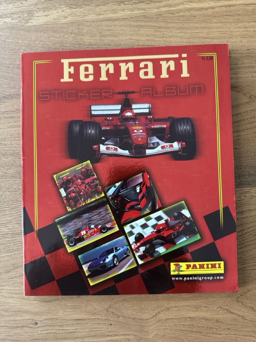 Panini Album: Ferrari stickers Panini – Usato da Biel Bienne venduto da Fgregorio