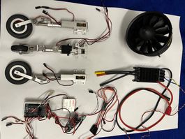 Impeller, Fahrwerk und Elektronik zu HSD Super Viper Jet