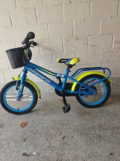 Biciclette: Kinderfahrrad 14" (Zoppa) mit Korb – Usato da Zürich venduto da Uslu01