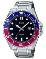 ⌚ Herrenuhr ®CASIO Diver Edelstahl Schwarz 44mm 20 ATM NEU