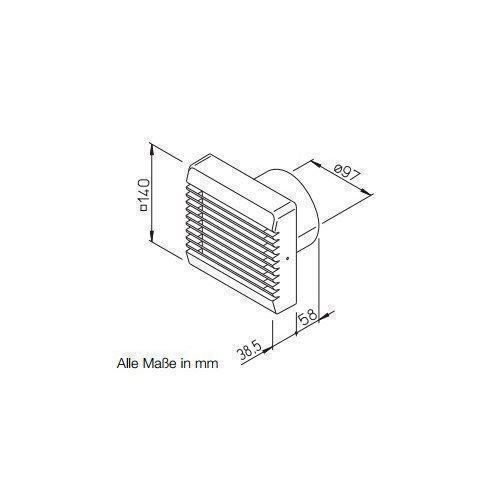 Purificatori d'aria: Minilüfter Helios HR 90 KE – Nuovo e nell'imballaggio originale da Bottighofen venduto da zaap 1