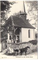 KÜSSNACHT Tellskapelle an der Hohlen Gasse - Pferde-Kutsche