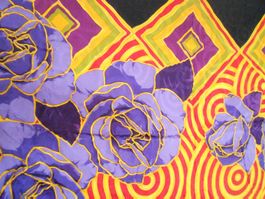 LANVIN Paris, Seidenfoulard, Seidentuch, 60er/70er Jahre